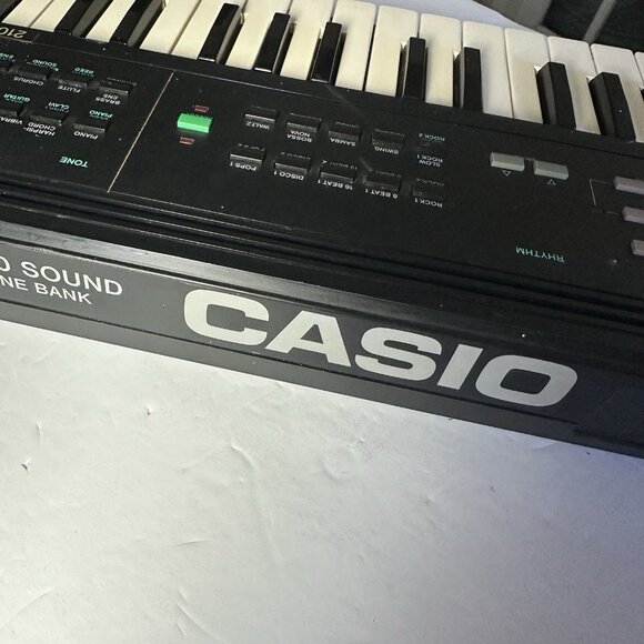 Casio Casiotone MT-140 Black Vintage Keyboard Working Battery Operated Tested! - Picture 5 of 16